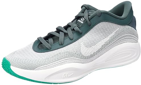 Nike Men's G.T. Hustle Academy Laced Shoes, VINTAGEGREENSAIL-STADIUMGREEN-JADEHO, 8 UK