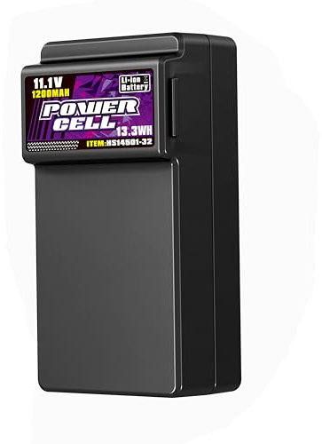 Womaqu 3S 1200 mAh RC-Auto-Upgrade-Zubehör, 3S 11,1 V 1200 mAh Lithium-Ionen-Akku, Ersatzteil-RC-Akku für Maßstab 1/14 Für 14431 14412 14411 Kann die Geschwindigkeit auf 68 km/h (42 MPH) erhöhen