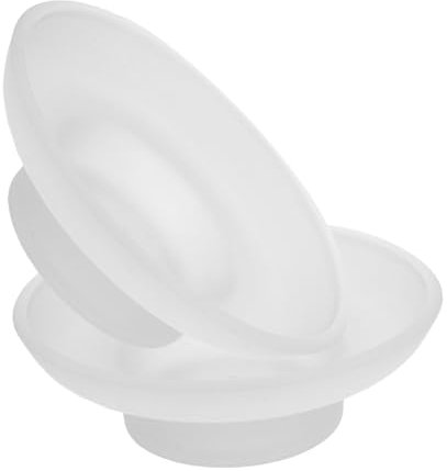 ARTSEWPLY 2 Pz portasapone autodrenante piattino sostitutivo scaldacera mini piatto di salsa supporto per fusione di cera portagioie in portasapone ovale Bicchiere