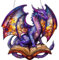 Dragon Ornament, Acrylic Dragon Suncatchers for Windows Hanging, 5.9 Inch Book Dragon Sun Catcher, Hanging Book Dragon Ornament for Home Garden Party Decor Suncatchers for Windows Hanging