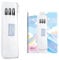 Shpucise Pen Holder for Notebook,Pen Pouch with Adjustable Elastic Band,Small Pen Holder with Zipper and Adjustable Elastic Band,Pen Case Book Pouch for Journals Notebook Books (White)