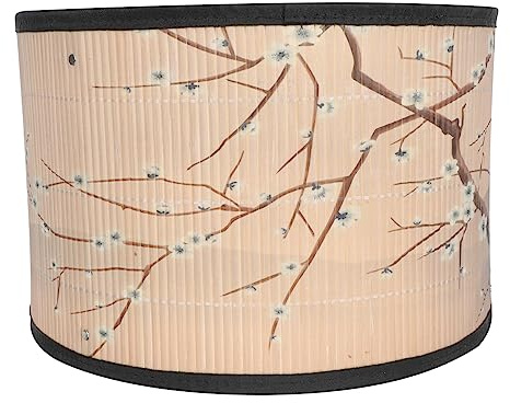 HOLIDYOYO Schirmlampe Aus Natürlichem Holz Japanischer Stil Licht Diffusor Für Tischleuchte Kreative Lampenabdeckung Hergestellt Aus Hochwertigem Material