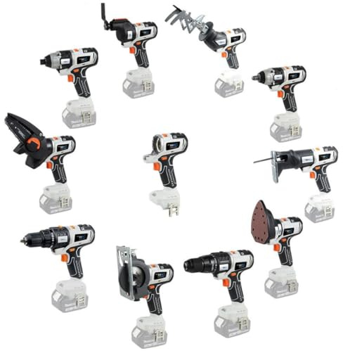 10 in 1 Holzbearbeitung Elektrowerkzeug Combo Kit - Unverzichtbares DIY Set für Heimwerkerprojekte