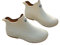 LOIJMK Stivali di gomma da uomo, corti, da pioggia, impermeabili, da giardino, da giardino, alla caviglia, da lavoro, da lavoro, da lavoro, beige., 41 EU
