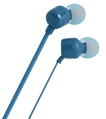 JBL Tune 160 In-Ear-Kopfhörer, Blau | JBL Pure Bass Sound mit Winzigen, Ultraportablen Design und Perfekt für den Täglichen Gebrauch Geeignet
