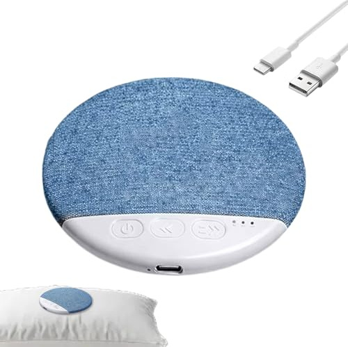 Diuyzoc Blauzahn-Kissen-Lautsprecher, keine Kopfhörer erforderlich, 1 Stück, Schlaf-Lautsprecher, Sound-Maschine, kompakter Schlafbegleiter, für drinnen und draußen, Büro, Hotel, Auto, Reisen, Camping