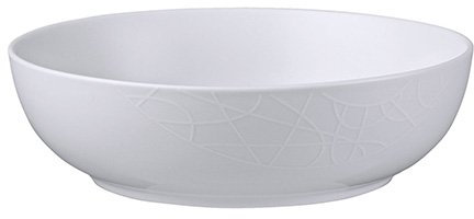 Jamie Oliver White On White Coupe Bowl (Little Tinker) - Generously Sized China With Multiple Uses and Unique 'Fun' Names