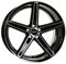 OXIGIN 18 Concave black full polish 11,5x22 ET60 5.00x112.00 Hub Bore 66.60 mm - Alu felgen