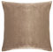 Pad - Kissenhülle - Kissenbezug - Smooth - Samt - beige - 40 x 40 cm