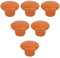 6PCS Möbelknöpfe Porzellan/Keramik Möbelgriff Türknauf Schrankgriff Schrankknopf Möbelknauf,Retro einzigartig Landhaus Antik Möbel Schublade Schrank Knauf & Griff von Creatwls - Orange