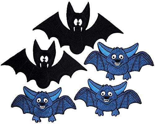 i-Patch - Patches - 0175 - Fledermaus - Vampir - Flughund - Flattertier - Blutsauger - Vogel - Tiere - Wald - Zoo - Applikation - Aufbügler - Flicken - Aufnäher - Sticker - Badges - Bügelbild - Jungen