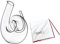 Riedel Dekanter Set Curly mit Riedel Glastuch (2011/04 S1 + 5010/07) Vorteilsset