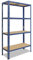 shelfplaza® 180x80x50cm HOME Schwerlastregal blau/Metallregal mit 4 Böden/Kellerregal Metall, Garagenregal, Werkstattregal oder Regal Lagerregal/Steckregal Metall mit 175kg Tragkraft