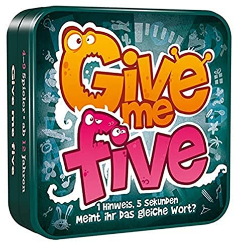 Cocktail Games, Give me Five, Partyspiel, Kartenspiel, 4-9 Spieler, Ab 12+ Jahren, 30+ Minuten, Deutsch