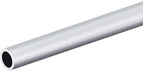 sourcing map 6063 Aluminium Rohr 12mm Außendurchmesser Rund Alurohr 9mm Innendurchmesser Aluminium Rundrohr 250mm Länge Metallrohr Hohlrohr Aluminium Rund Gerade Rohr Aluminiumrohre