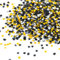 30g Star Confetti Black and Gold Star Table Confetti, 6mm Metallic Glitter Foil Sprinkles Confetti, Sequins Star Confetti for Birthday Wedding Party Halloween Christmas Decoration