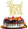 Xsstarmi Tortenaufsatz Legend Since 4,988.6 cm Sixty Cheers to 60th Birthday Hello 60 and Fabulous Cake Pick Decoration for 60th Birthday Wedding Anniversary Party Cake Decorations Glitter Gold