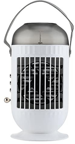 OWLEEN Ventilador De Sobremesa, 4 en 1 Acondicionado De Aire | Aire Acondicionado Portatil Bajo Consumo bajo Consumo, 2 Modos 3 velocidades para el hogar, Oficina