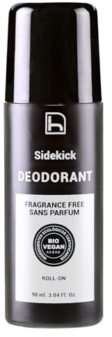 Homo Naturals Natürliches Deodorant für Männer ohne Aluminium oder Parabene Roll On – Antibakterielles Deodorant ohne BIO-Chemikalien – Ökologisch ohne Alkohol – Biologisch und vegan – 90 ml