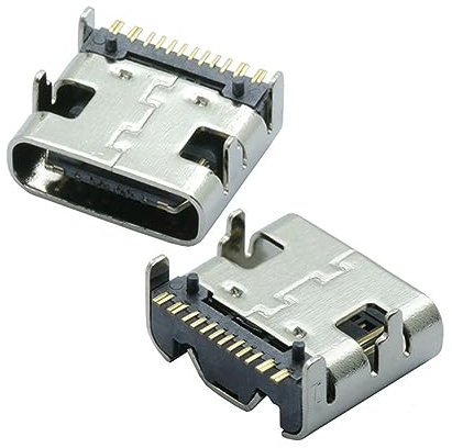 1000 Teile/los Typ C 16 Pin SMT Buchse Stecker USB 3,1 Typ-C Weibliche Platzierung SMD DIP
