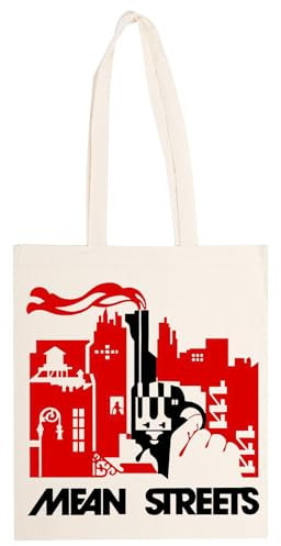 Generisch Mean Streets Beige Totebag Umweltfreundliche Unisex-Tasche