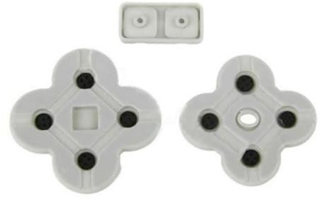 CHICHIYANG Silikon-Taste, leitfähiges Pad, Ersatz für Nintendo DS Lite Spielekonsole