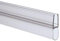 Schulte joint d'étanchéité de douche universel 100 cm à raccourcir pour pare-baignoire verre 4 à 5 mm, transparent