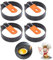 4 Stück Spiegeleierformen, Eierformer Edelstahl, Runde Pancake Form Egg Ring, Antihaft Omelettform mit Anti-Verbrühung Klappgriffen, Pfannkuchen Form für Omelette Mcmuffin Sandwiches Hackbraten