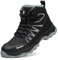 ISOOUS Scarpe Antinfortunistiche Uomo Alte Scarponi Antinfortunistiche Donna Leggere Stivali da Lavoro Comode Punta in Acciaio Nero 45 EU