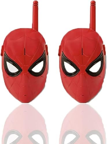 GBS Spider-man 2 Walkie Talkies, Adventure Game Play 2 Way Radio Gifts Toys, Walkie Talkies For Kids, Indoor and Outdoor Toys for Kids and Spiderman Toys Ideal Christmas, Party, Holiday, Birthday Gift