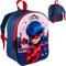 alles-meine.de GmbH Kinder Rucksack 3D Effekt Miracul. - Ladybug und Cat Noir - inkl. Name - Tasche - wasserfest & beschichtet - Kinderrucksack groß Kind - Jungen Mädchen - K..