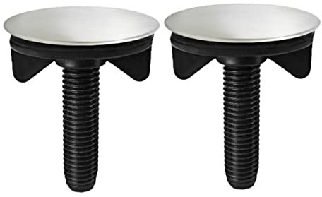 SEWOART 2piezas Decorativa Para Fregadero Tapas De Acero Inoxidable Para Grifo Tapón De Fregadero Para Cocina y Baño