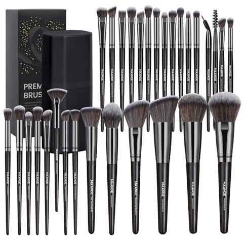 MAANGE Makeup Brush Set - 30 Pcs Make up Brushes For Foundation Powder Blush Concealer Contour Professional Brushes Kit For Eye and Face Cosmetic