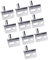 HOLIDYOYO 10Pcs Heavy Duty Door Hinges Simple Pivot Hinges for Wood Doors Durable Silver Short Style Easy to Install for Bedroom and Living Use