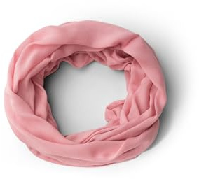 Street One Damen 5706629 Loop Schal in Unifarbe, Powder pink, Regular