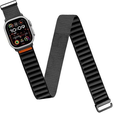 Zspoly Alpine Loop Sport Bizepsband Arm Knöchelband Kompatibel mit Apple Watch Armband 45mm 44mm 46mm 49mm 42mm, C-Haken Nylon Sportarmband für iWatch Ultra 3 2 SE Series 11 10 9 8 7 6 5 4 3 2 1