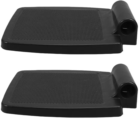 MOLUCKFU Repose-Pieds pour Fauteuil Roulant Adulte, Plastique Robuste, Surface Antidérapante, Dimension 19 X 15 X 1,5 CM, Léger et Imperméable, Accessoire Portable pour Mobilité et Confort