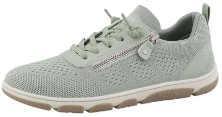 MUSTANG Damen Sneaker Mesh unifarben Reißverschluss 26M0582002
