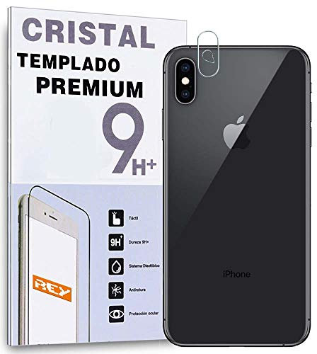 REY Pellicola salvaschermo per Fotocamera di iPhone X - iPhone XS, Vetro temperato, di qualità Premium