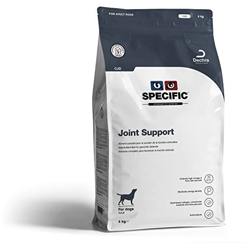 DECHRA Veterinary Products - SPECIFIC CJD Joint Support - Trockenfutter für Hunde - Omega-3 und Krillöl - Entzündungshemmendes Gelenkmittel bei Hundearthrose - Erwachsene Hunde und Seniorhunde - 3x4kg