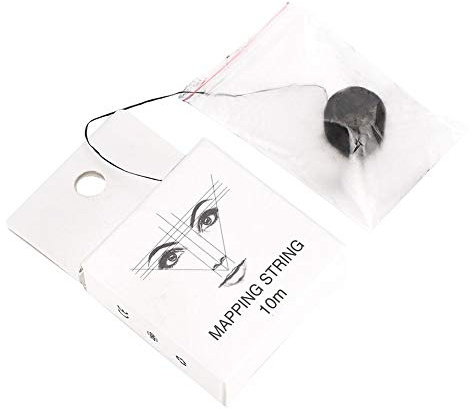 Pre-Inked Mapping Strings Pigment String für Microblading PMU Zubehör Brow Mapping Thread für Permanent Make-up für Augenbrauen(10M / 32.8ft)
