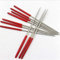 tooloflife 10 lime rotonde ad ago diamantate da 3 mm x 14 cm, grana media per metallo, vetro, pietra