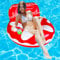 Pool floats for adults, Pool float Hammock for adult,pool raft,with two handle and a big cup holder,Great for chilling in the pool and have held up with kids crawling on them(red)