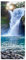 HYZSM Türtapete Selbstklebend 3D PVC wasserdichte Abnehmbare,Türaufkleber für Tür Deko Wohnzimmer/Schlafzimmer/Küche/Bad, Türposter-Wasserfall 77x200CM