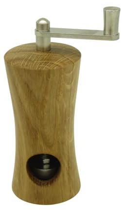 Holz Muskatmühlen Unikate handgemacht aus Edelhölzern | handgedrechselt | kleine Ausführung | manuell | tolle Geschenkidee (Eiche 1)