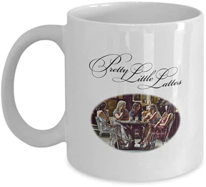 Quirky Printz Novelty Pretty Little Lattes/Liars Funny Gift Slogan Mug SK452