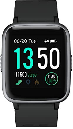 ASIAMENG Reloj Inteligente Hombre Mujer Smartwatch Podómetro IP68 Calorías Cronómetro Menstrual Llamada de notificación SMS Multideporte para Android iOS