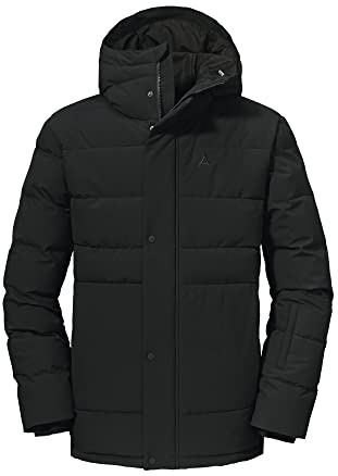 Schöffel Herren Ins. Jacket Eastcliff M, atmungsaktive, wasserdichte Winter Wanderjacke, Outdoorjacke mit verstellbarer Kapuze und praktischen Taschen