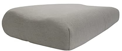 Dukal | Bezug für Nackenstützkissen | 30-35 x 50 cm | in Melange-Optik | aus hochwertigem Single-Jersey | Farbe: taupe | Restposten Sonderangebot