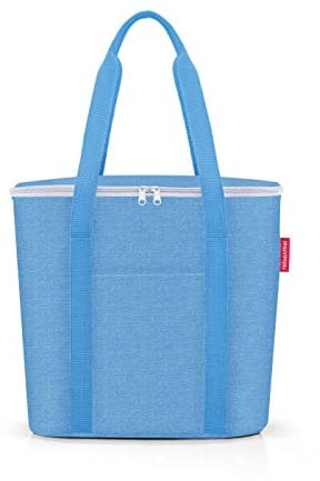 reisenthel thermoshopper Kühltasche für den Einkauf oder das Picknick mit 2 Trageriemen Aus wasserabweisendem Material, Couleur:Twist Azure